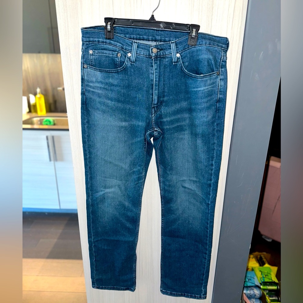 Levi's Men's Straight Jeans - Blue Denim